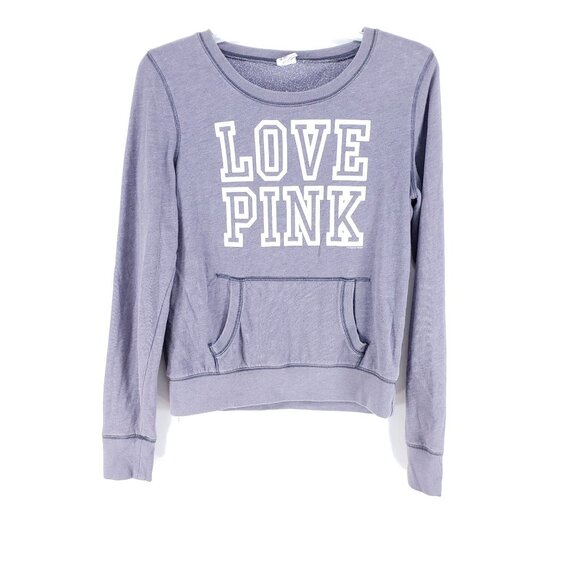 Pink Crew Neck Shirt Women's Sz Large Purple - Picture 1 of 7
